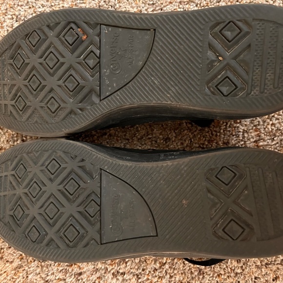 Black Converse High Top Chucks - Picture 4 of 5